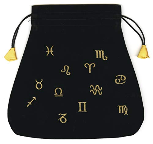 Imagen de archivo de Astrological Black Velvet Tarot Bag a la venta por Revaluation Books