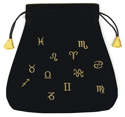 Stock image for Astrological Black Velvet Tarot Bag for sale by Revaluation Books