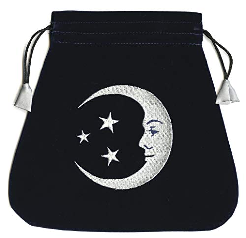 9780738730967: Smiling Moon Embroidered Tarot Bag