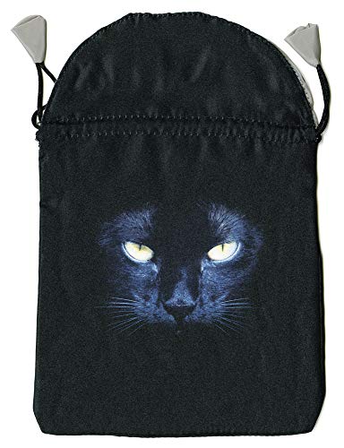 9780738735061: Black Cat Satin Tarot Bag