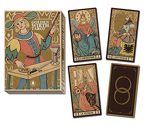 Imagen de archivo de Golden Tarot of Wirth Grand Trumps a la venta por Revaluation Books