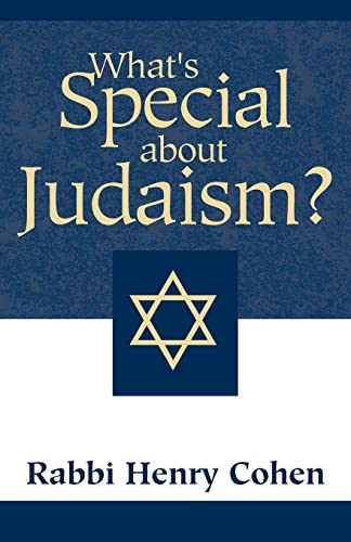 Beispielbild fr What's Special about Judaism? zum Verkauf von Wonder Book