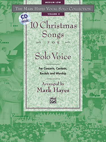 9780739000403: 10 Christmas Songs for Solo Voice: For Concerts, Contests, Recitals and Worship