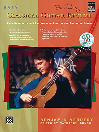 9780739000762: Benjamin verdery: easy classical guitar recital book and cd