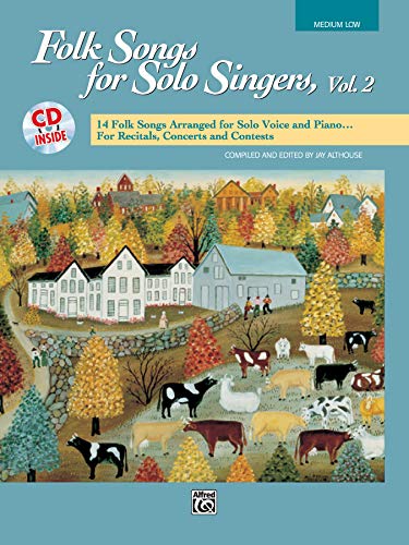 9780739002445: Folk Songs for Solo Singers: Medium Low