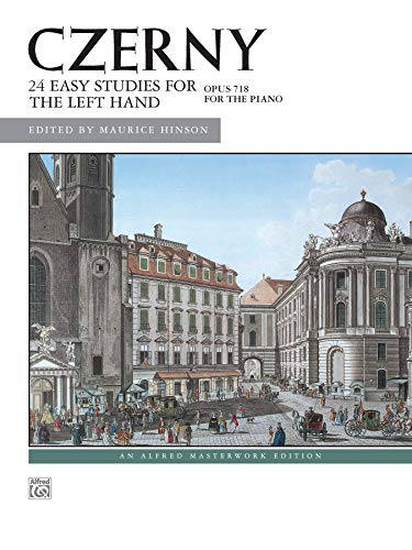 Beispielbild fr Czerny -- 24 Studies for the Left Hand, Op. 718 (Alfred Masterwork Edition) zum Verkauf von Revaluation Books