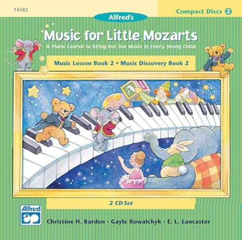 Imagen de archivo de Music for Little Mozarts 2-CD Sets for Lesson and Discovery Books: A Piano Course to Bring Out the Music in Every Young Child (Level 2), 2 CDs a la venta por HPB-Ruby