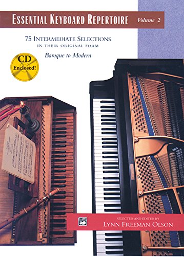 Stock image for Essential Keyboard Repertoire, Vol 2: 75 Intermediate Selections in their Original form - Baroque to Modern, Book CD (Alfred Masterwork Edition: Essential Keyboard Repertoire, Vol 2) for sale by Ebooksweb