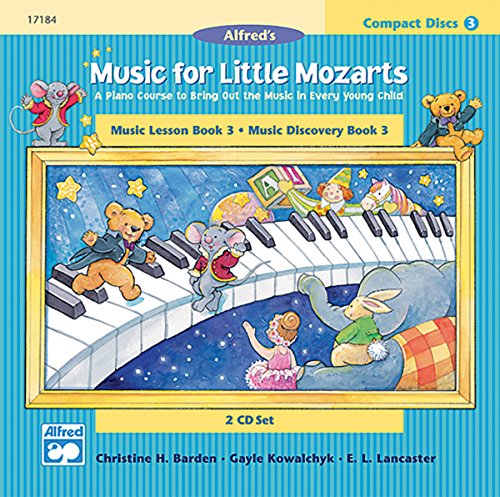 Imagen de archivo de Music for Little Mozarts 2-CD Sets for Lesson and Discovery Books: A Piano Course to Bring Out the Music in Every Young Child (Level 3), 2 CDs a la venta por mulkbedia1