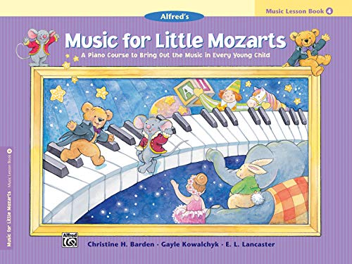 Stock image for Music for Little Mozarts Music Lesson Book, Bk 4: A Piano Course to Bring Out the Music in Every Young Child (Music for Little Mozarts, Bk 4) for sale by PlumCircle