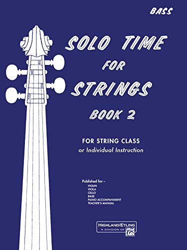Beispielbild fr Solo Time for Strings, Bk 2: Bass zum Verkauf von PlumCircle