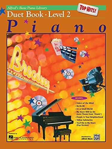 Imagen de archivo de Alfreds Basic Piano Library Top Hits! Duet Book, Bk 2 (Alfreds Basic Piano Library, Bk 2) a la venta por Off The Shelf