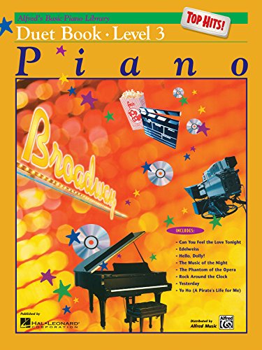 Imagen de archivo de Alfred's Basic Piano Course: Top Hits! Duet Book, Level 3 (Alfred's Basic Piano Library) a la venta por Jenson Books Inc