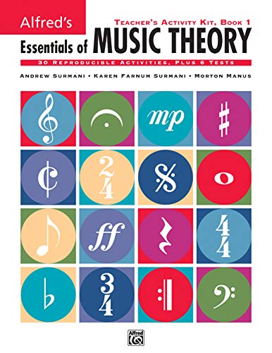 Imagen de archivo de Alfred's Essentials of Music Theory, Bk 1 : Teacher's Activity Kit a la venta por Better World Books