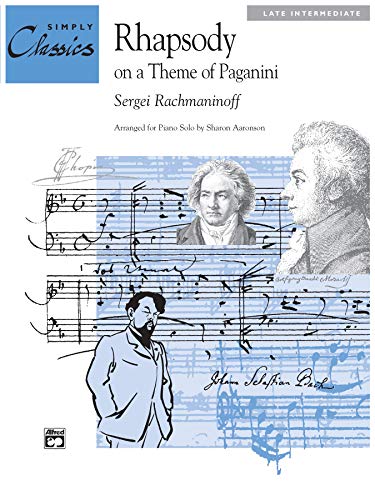 9780739008775: Rhapsody on a Theme of Paganini: Sheet (Simply Classics Solos)