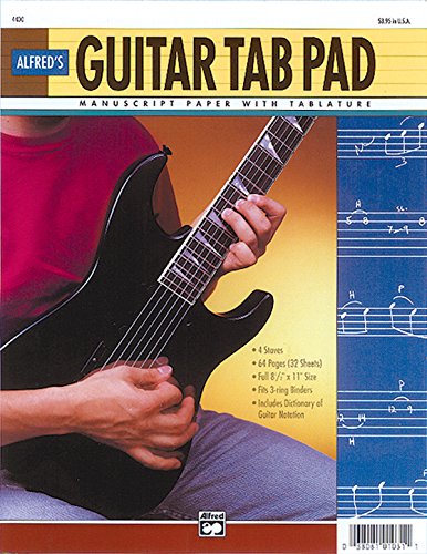 Imagen de archivo de Guitar TAB Pad: Loose Pages (3-hole punched for ring binders) a la venta por GF Books, Inc.