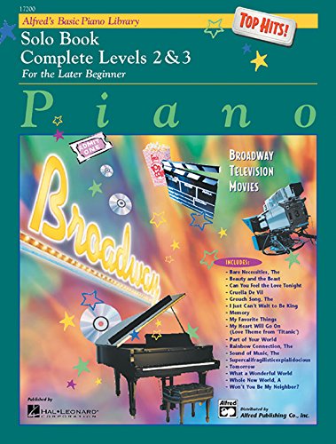 9780739011812: Alfred's Basic Piano Course, Top Hits! Solo Book Complete Levels 2 & 3: Complete 2-3