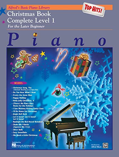 Beispielbild fr Alfred's Basic Piano Library Top Hits! Christmas Complete, Bk 1: For the Later Beginner zum Verkauf von Your Online Bookstore