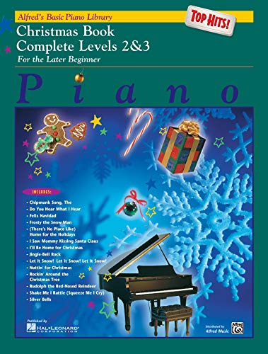 Beispielbild fr Alfred's Basic Piano Library Top Hits! Christmas Complete, Bk 2 & 3: For the Later Beginner (Alfred's Basic Piano Library, Bk 2 & 3) zum Verkauf von ThriftBooks-Dallas