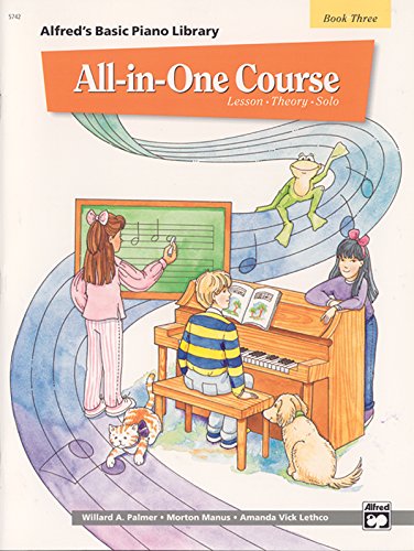 9780739012277: All-in-One Course for Children: Lesson, Theory, Solo, Book 3 (Alfred's Basic Piano Library)