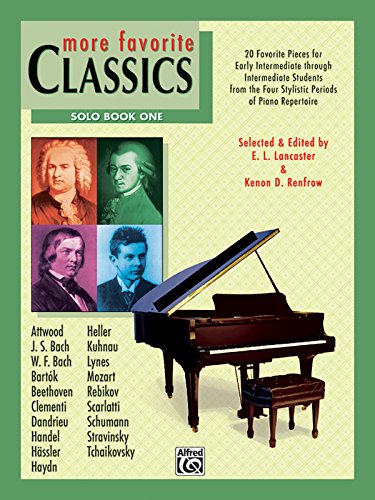 Imagen de archivo de More Favorite Classics, Bk 1 : Solo (20 Favorite Pieces for Early Intermediate Through Intermediate Students from the Four Stylistic Periods of Piano Repertoire. ) a la venta por Better World Books