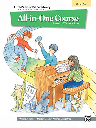 9780739013311: Alfred's basic piano library: all-in-one course book two piano: Lesson - Theory - Solo (Alfred's Basic Piano Library, 2)