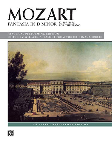 9780739014011: Fantasia in D minor, K. 397: Sheet (Alfred Masterwork Edition)