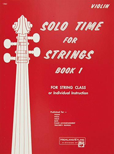 Beispielbild fr Solo Time for Strings, Book 1 zum Verkauf von Wonder Book