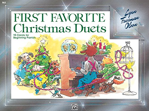 Beispielbild fr First Favorite Christmas Duets : 15 Carols for Beginning Pianists zum Verkauf von Better World Books