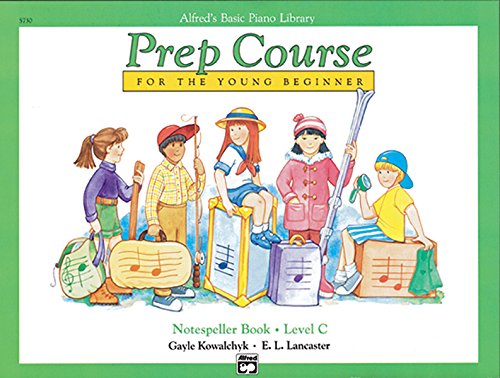 9780739019238: Prep course for the young beginner (level c) piano: Notespeller Book - Level C (Alfred's Basic Piano Library)