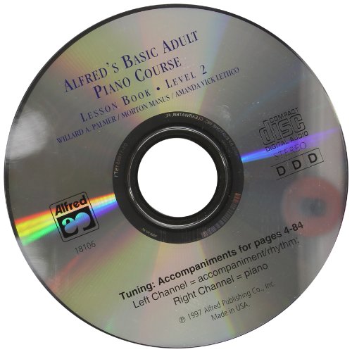 9780739019436: Alfred's adult piano course lesson book level 2 (cd) cd (Alfred's Basic Adult Piano Course)