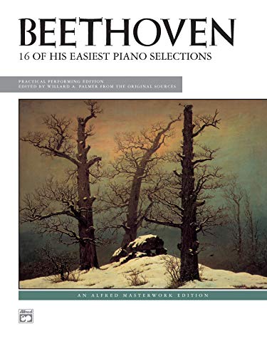 Beispielbild fr Beethoven -- 16 Easiest Selections (Alfred Masterwork Editions) Alfred # 383 zum Verkauf von Teachers Discount Music