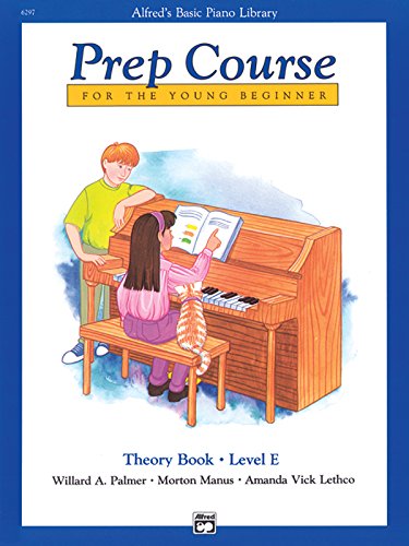 Stock image for Alfred's Basic Piano Prep Course: Theory Book E (Alfred's Basic Piano Library) for sale by PlumCircle