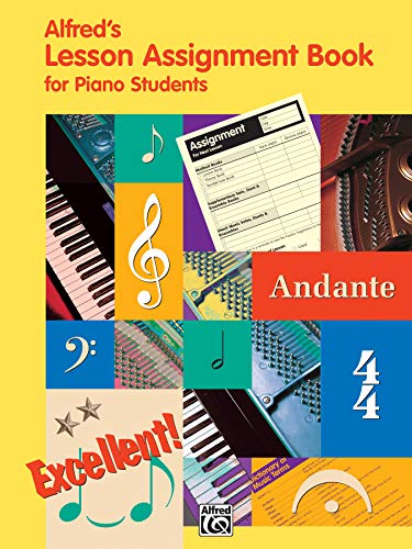 Beispielbild fr Alfred's Lesson Assignment Book for Piano Students zum Verkauf von Wonder Book