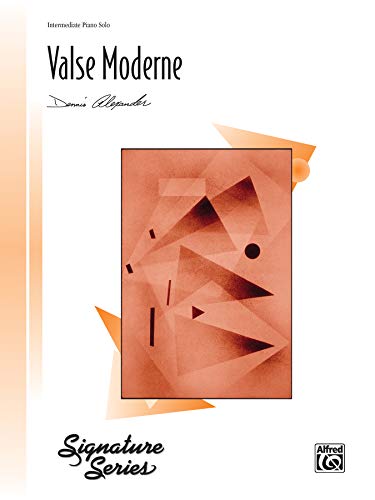 Valse Moderne: Sheet (9780739022443) by [???]