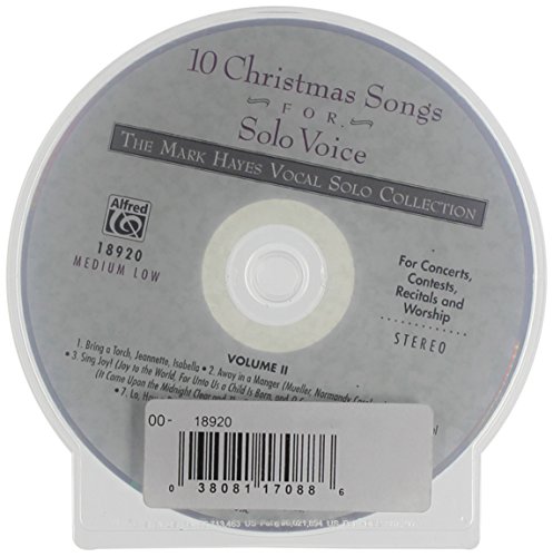 The Mark Hayes Vocal Solo Collection -- 10 Christmas Songs for Solo Voice: For Concerts, Contests, Recitals, and Worship (Medium Low Voice) (9780739022467) by [???]