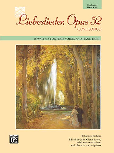 Stock image for Liebeslieder, Opus 52: Love Songs, Conductor/Piano Score: Sheet for sale by Snow Crane Media