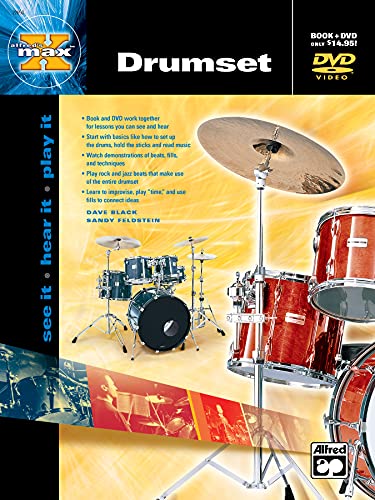 Stock image for Alfred's MAX Drumset: See It * Hear It * Play It, Book & DVD (Alfred's MAX Series) for sale by HPB-Diamond