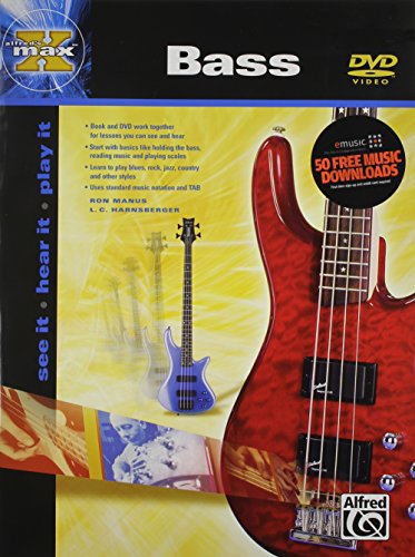 9780739034675: Alfred's MAX Bass: See It * Hear It * Play It, Book & DVD (Alfred's MAX Series)