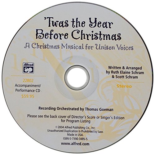 'Twas the Year Before Christmas: Accompaniment/Performance (9780739034859) by [???]