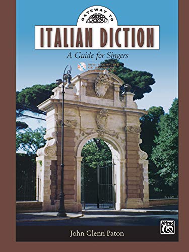 Stock image for Gateway to Italian Diction: a Guide for Singers (Book & Cd) (Italian Edition) for sale by HPB-Red