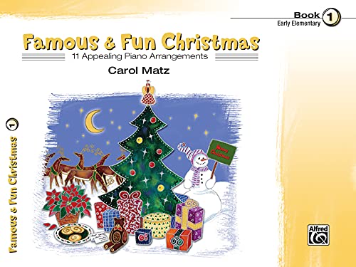 Beispielbild fr Famous and Fun Christmas, Bk 1 : 11 Appealing Piano Arrangements zum Verkauf von Better World Books
