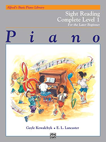 Imagen de archivo de Alfreds Basic Piano Library Sight Reading Book Complete, Bk 1: For the Later Beginner (Alfreds Basic Piano Library, Bk 1) a la venta por Zoom Books Company