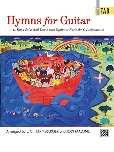 Stock image for Hymns for Guitar: 14 Easy Solos and Duets with Optional Parts for C Instruments (Guitar TAB) (In Tab) for sale by HPB-Diamond