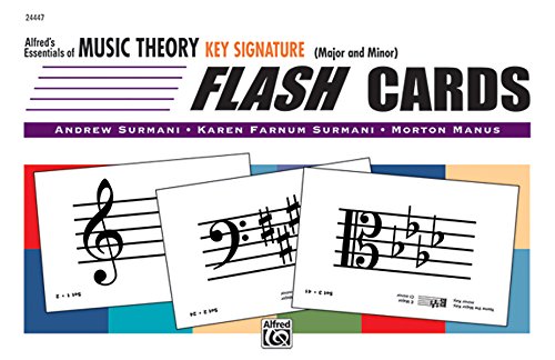 Stock image for Alfred's Essentials of Music Theory: Key Signature Flash Cards (Major and Minor), Flash Cards for sale by SecondSale