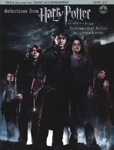9780739040164: Selections from harry potter and the goblet of fire (viola/piano) +cd