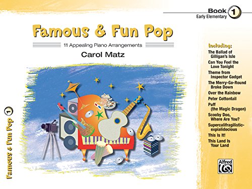 Stock image for Famous & Fun Pop, Bk 1: 11 Appealing Piano Arrangements (Famous & Fun, Bk 1) for sale by ThriftBooks-Atlanta