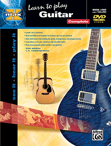 Stock image for Alfred's MAX Guitar Complete: See It * Hear It * Play It, Book & DVD (Sleeve) (Alfred's MAX Series) for sale by Half Price Books Inc.