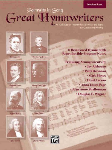 Beispielbild fr Great Hymnwriters (Portraits in Song): Medium Low Voice, Book & CD zum Verkauf von Chaparral Books