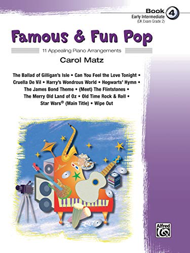 Beispielbild fr Famous and Fun Pop, Bk 4 : 11 Appealing Piano Arrangements zum Verkauf von Better World Books